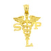 SPL Medical Sign Charm Pendant 14k Gold