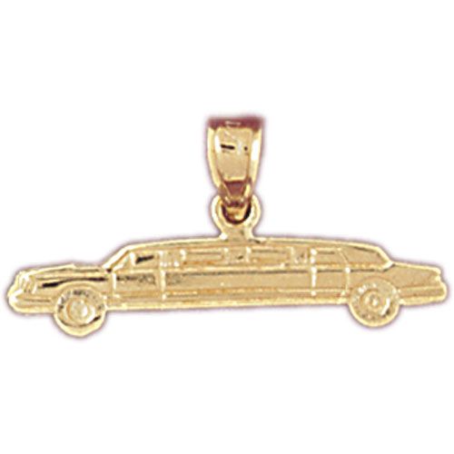 Limousine Charm Pendant 14k Gold