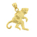 Monkey Charm Pendant 14k Gold