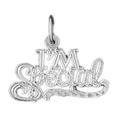 I Am Special Charm Pendant 14k Gold