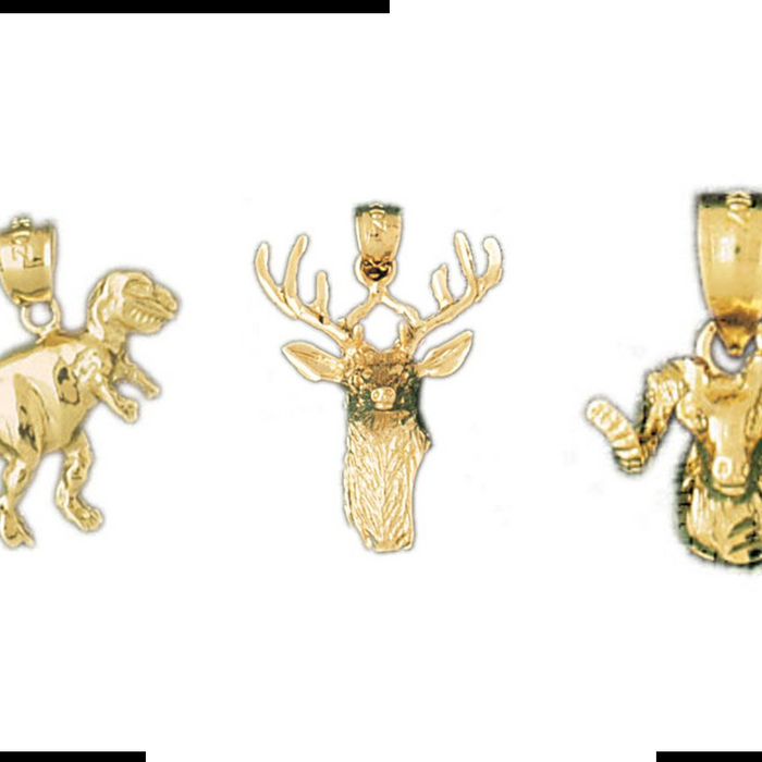 Discover the Timeless Beauty of Gold Animals Charms Pendants at Jewelsberry