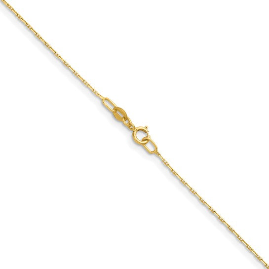 Herco 14K Polished 1.0mm Anchor