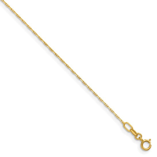Herco 14K Polished 1.0mm Anchor