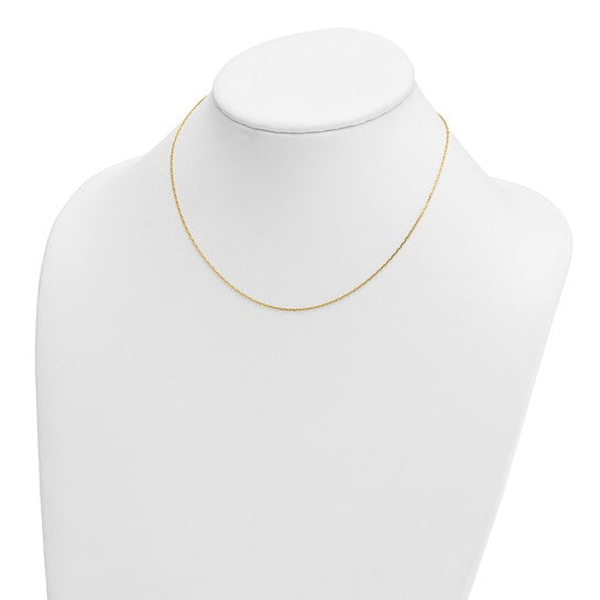 Herco 14K Polished 1.0mm Anchor