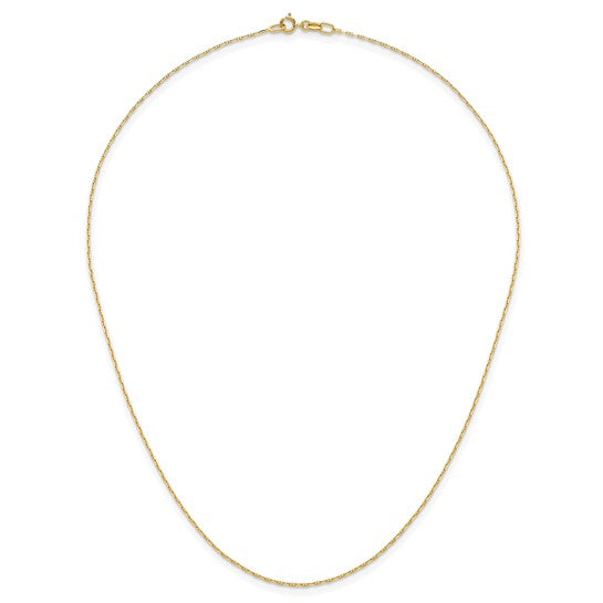 Herco 14K Polished 1.0mm Anchor