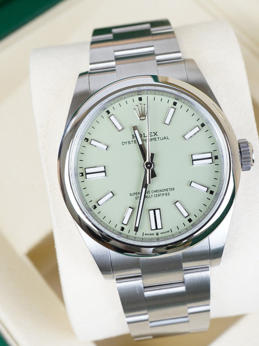 Rolex Oyster Perpetual 41mm Pistachio Dial 134300