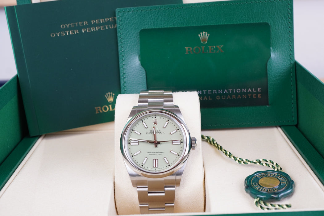Rolex Oyster Perpetual 41mm Pistachio Dial 134300