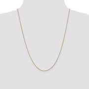 14K 16-24 inch 1.15mm Rolo with Lobster Clasp Pendant Chain