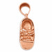 3D Baby Shoe Charm Pendant 14k Gold (2.6 Grams) Rose Gold 14k