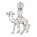 3D Camel Charm Pendant 14k Gold White Gold 14k