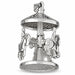3D Carousel Horses Charm Pendant 14k Gold (9.9 Grams) White Gold 14k