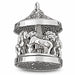 3D Carousel Horses Charm Pendant 14k Gold (9 Grams) White Gold 14k