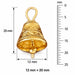3D Christmas Bell Charm Pendant 14k Gold (3.2 Grams) Yellow Gold 14k
