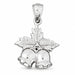 3D Christmas Bell Charm Pendant 14k Gold (3.8 Grams) White Gold 14k