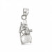 3D Christmas Snowman Charm Pendant 14k Gold (2.8 Grams) White Gold 14k