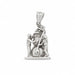 3D Christmas Snowman Charm Pendant 14k Gold (5.6 Grams) White Gold 14k