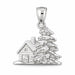 3D Christmas Tree Charm Pendant 14k Gold (3.5 Grams) White Gold 14k