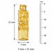 3D Classic Car Charm Pendant 14k Gold (3.6 Grams) Yellow Gold 14k