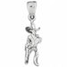 3D Cowboy Charm Pendant 14k Gold (1.7 Grams) White Gold 14k