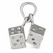 3D Dice Charm Pendant 14k Gold (2.2 Grams) White Gold 14k