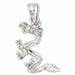 3D Dragon Charm Pendant 14k Gold (2.1 Grams) White Gold 14k