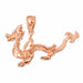 3D Dragon Charm Pendant 14k Gold (6.9 Grams) Rose Gold 14k
