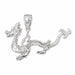 3D Dragon Charm Pendant 14k Gold (6.9 Grams) White Gold 14k