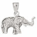 3D Elephant Charm Pendant 14k Gold (5 Grams) White Gold 14k