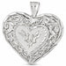 3D Filigree Heart Charm Pendant 14k Gold (9.5 Grams) White Gold 14k