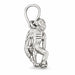 3D Monkey Charm Pendant 14k Gold White Gold 14k