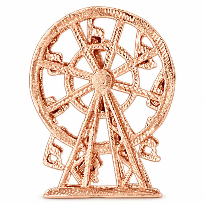 3D Playground Charm Pendant 14k Gold Rose Gold 14k