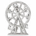 3D Playground Charm Pendant 14k Gold White Gold 14k