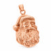 3D Santa Clause Charm Pendant 14k Gold (6.8 Grams) Rose Gold 14k