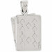 Ace Ten Diamond Charm Pendant 14k Gold White Gold 14k