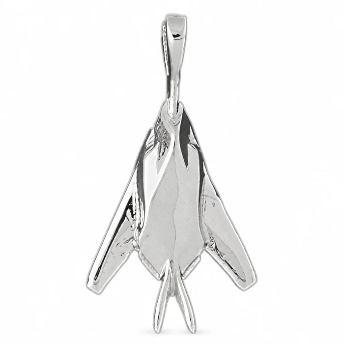 Airplane Charm Pendant 14k Gold (1.6 Grams) White Gold 14k