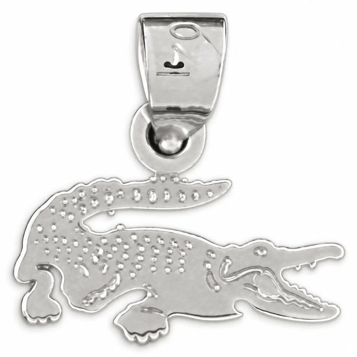 Alligator Crocodile Charm Pendant 14k Gold (0.5 Grams) White Gold 14k