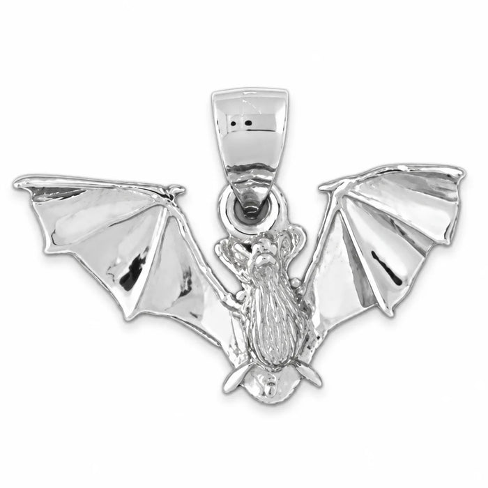 Bat Charm Pendant 14k Gold (2.1 Grams) White Gold 14k