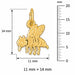 Bee Charm Pendant 14k Gold (0.6 Grams) Yellow Gold 14k