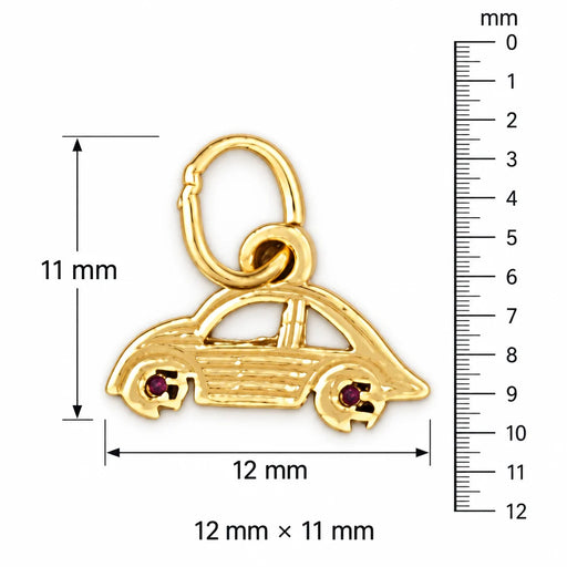 Beetle Charm Pendant 14k Gold (0.4 Grams) Yellow Gold 14k
