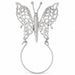 Butterfly Charm Holder Charm Pendant 14k Gold (6.5 Grams) White Gold 14k