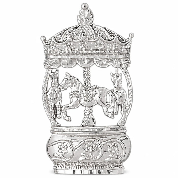 Carousel Horses Charm Pendant 14k Gold White Gold 14k