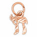 Chai Charm Pendant 14k Gold (0.4 Grams) Rose Gold 14k