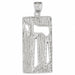 Chai Charm Pendant 14k Gold (8.4 Grams) White Gold 14k