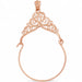 Charm Holder Charm Pendant 14k Gold (2.1 Grams) Rose Gold 14k