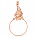 Clown Charm Holder Charm Pendant 14k Gold Rose Gold 14k