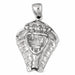 Cobra Snake Head Charm Pendant 14k Gold (8.5 Grams) White Gold 14k