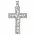 Cross Charm Pendant 14k Gold (10.2 Grams) White Gold 14k