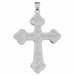 Cross Charm Pendant 14k Gold (10.4 Grams) White Gold 14k