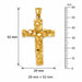 Cross Charm Pendant 14k Gold (11 Grams) Yellow Gold 14k