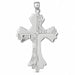 Cross Charm Pendant 14k Gold (13.1 Grams) White Gold 14k
